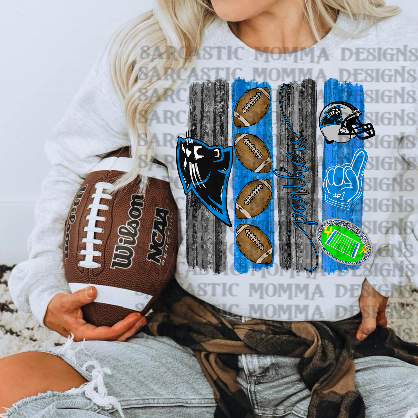 Panthers Brushstrokes PNG File