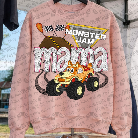 Monster Jam Mama Bingo PNG File
