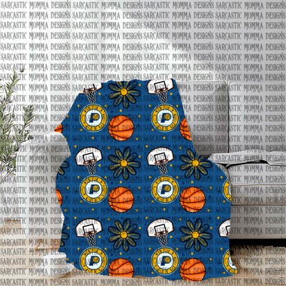 Pacers Floral Seamless File