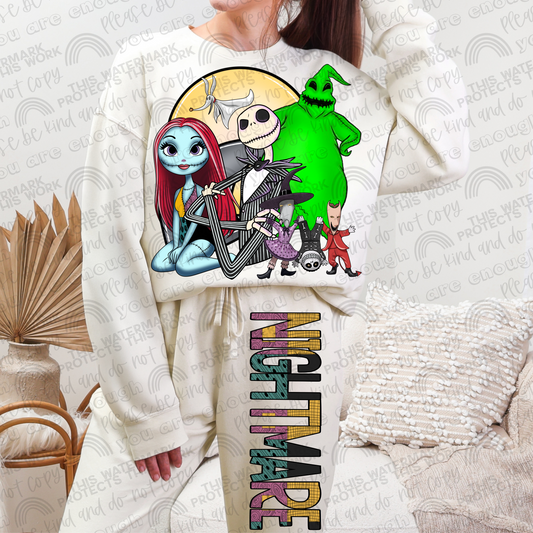 NBC Halloween Big Backs Front and Oversized Back- 2 PNG Files