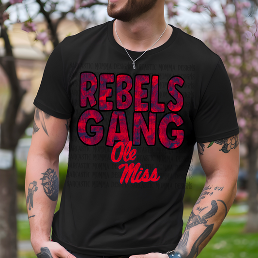Ole Miss Rebels Gang PNG File