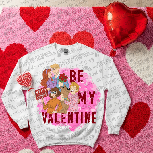 Scooby Gang Be My Valentine- 2 PNG Files