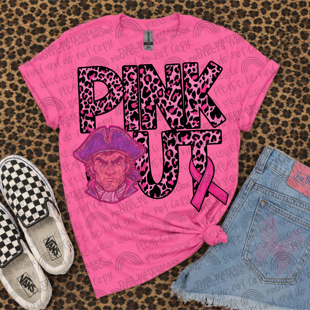 Pink Out Mascot Yankees PNG File