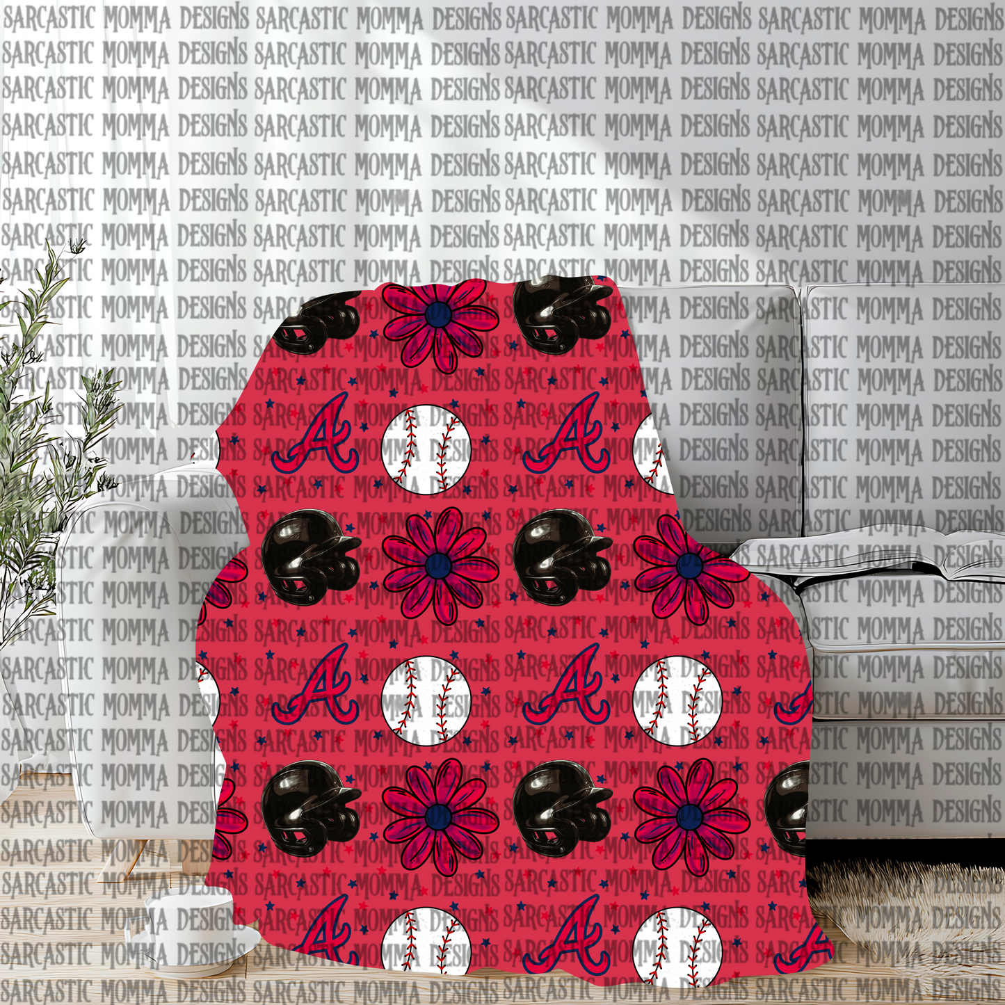 Braves Floral Seamless File