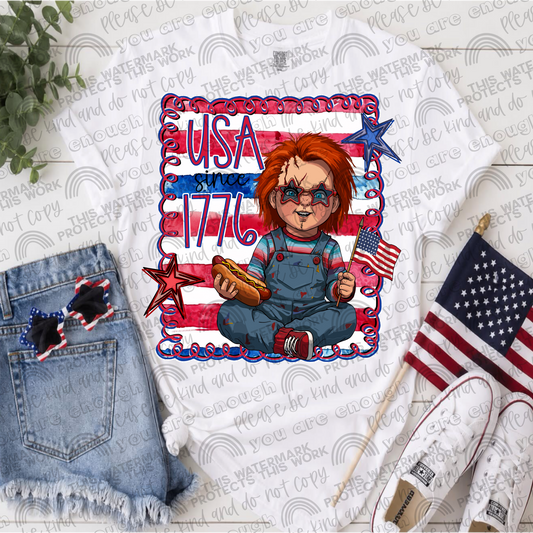 Chucky USA Since 1776 PNG File