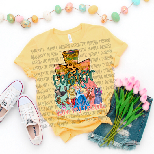 Cinderella Easter Is Better With My Friends PNG File