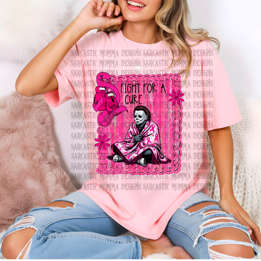 Fight For a Cure Breast Cancer Awareness Myers Blanket PNG File