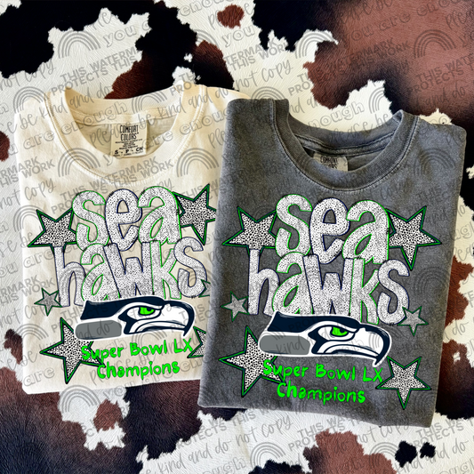 Seahawks Super Bowl LX Champions PNG File