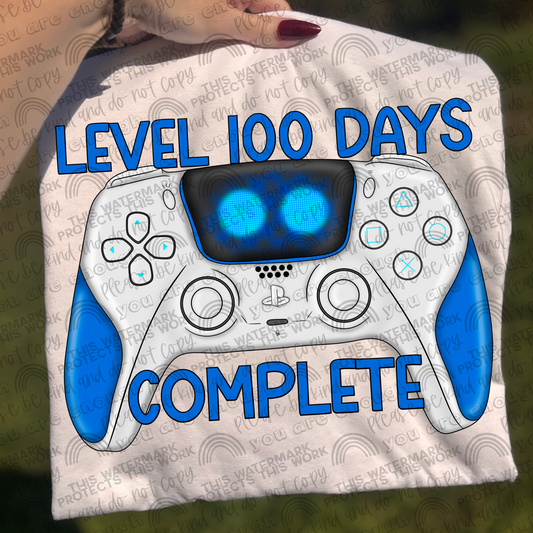 Level 100 Days Complete PNG File