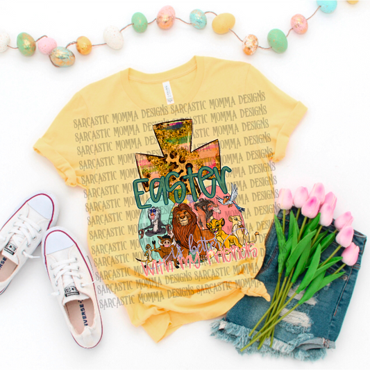 Lion King Easter Is Better With My Friends PNG File