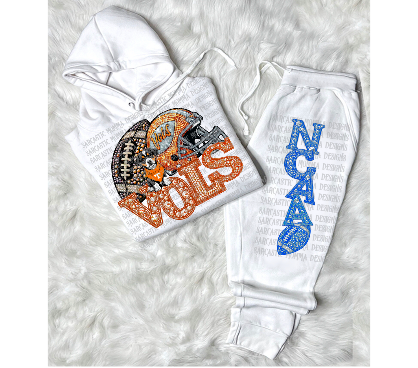 Vols Rhinestone Dog with Matching Sleeve- 2 PNG Files