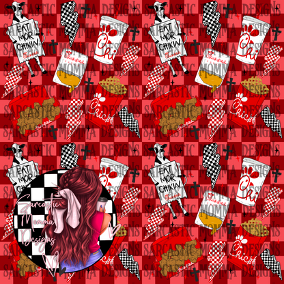 CFA Red Checkered Seamless File