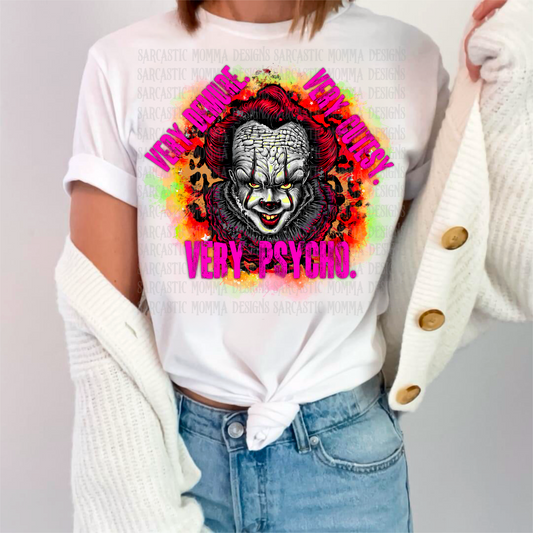 Very Demure Cutesy Psycho Pennywise PNG File