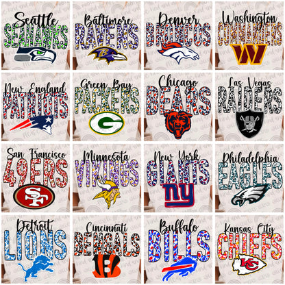 Leopard Pro Football Bundle- 32 PNG Files