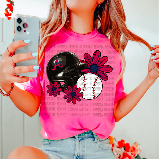 Braves Floral PNG File