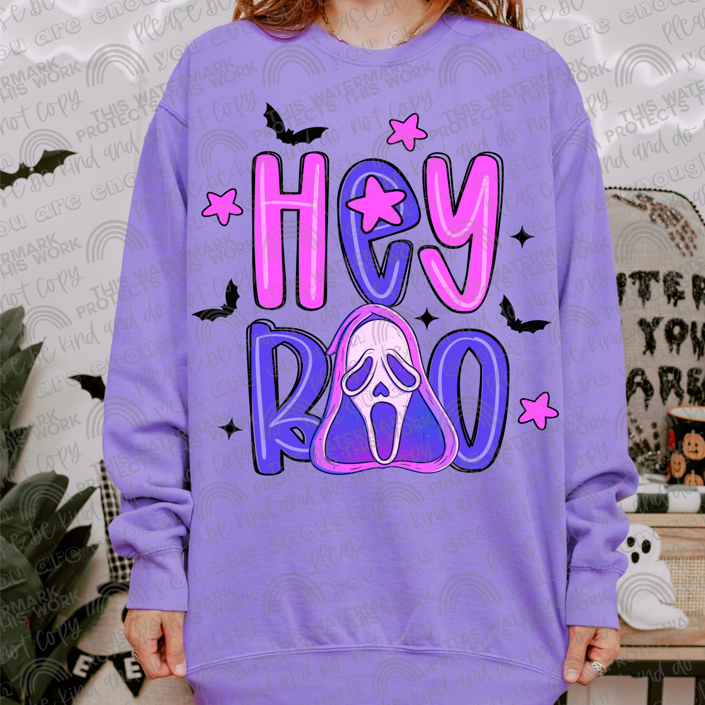 Hey Boo Ghostface PNG File