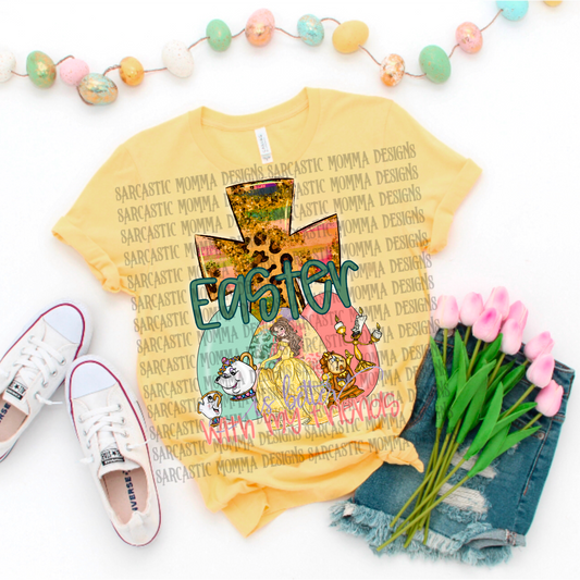Beauty and the Beast Easter Is Better With My Friends PNG File