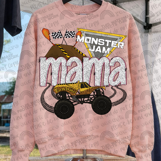 Monster Jam Mama Earth Shaker PNG File