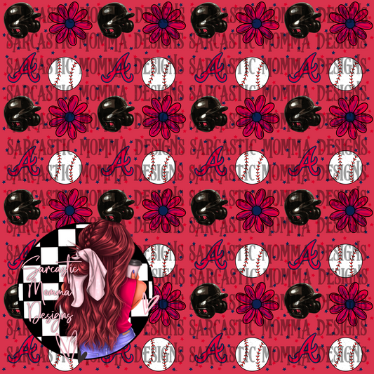 Braves Floral Seamless File