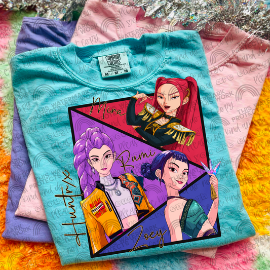 KPDH Huntrix Comic Style PNG File