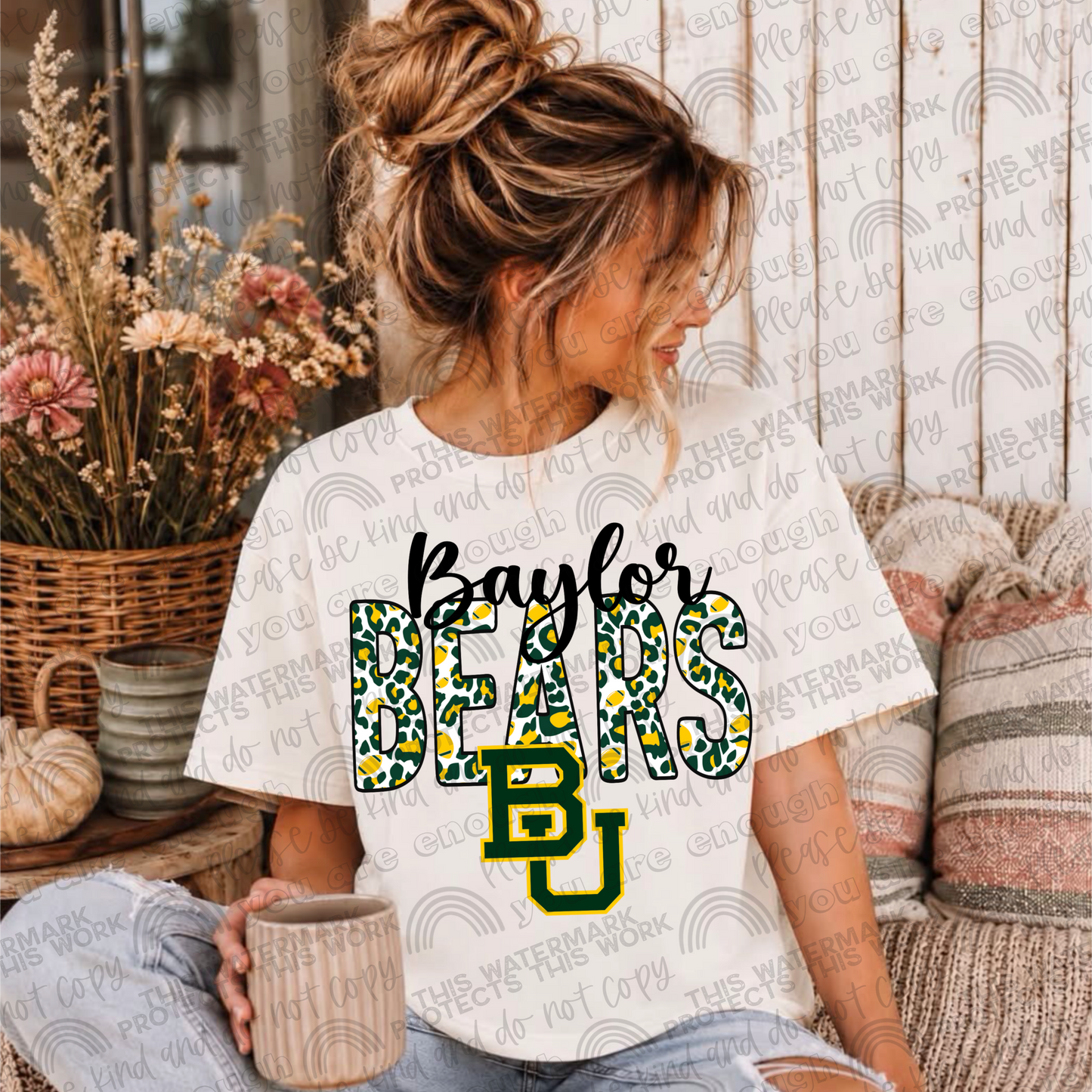 Baylor Leopard PNG File