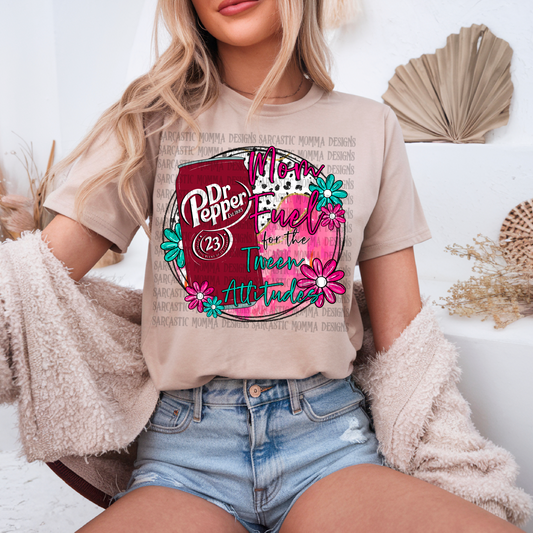 Mom Fuel Tween Attitudes Dr Pepper PNG File