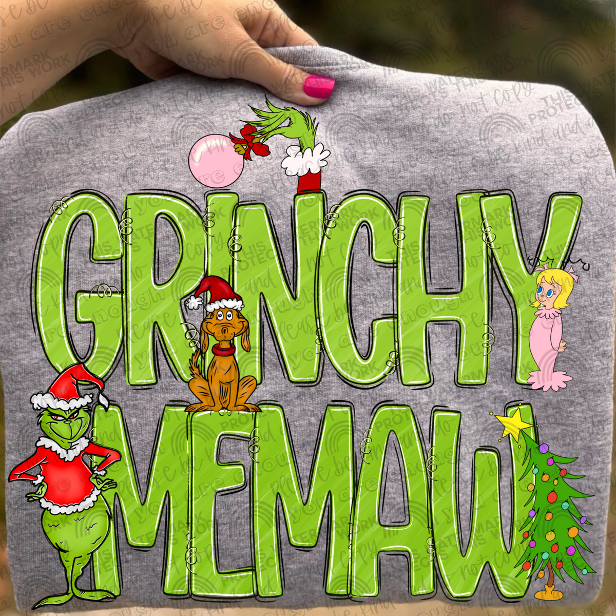 Gr*nchy Family Bundle- 40 PNG Files