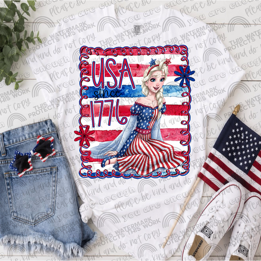Elsa USA Since 1776 PNG File
