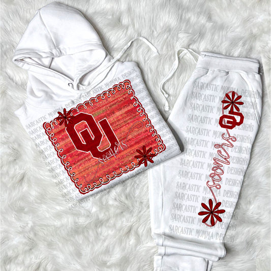 Sooners Framed with Matching Sleeve- 2 PNG Files