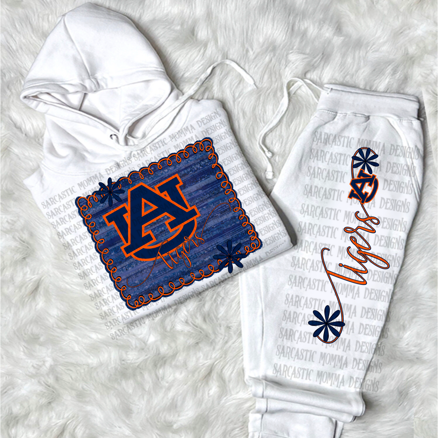 Auburn Tigers Framed with Matching Sleeve- 2 PNG Files