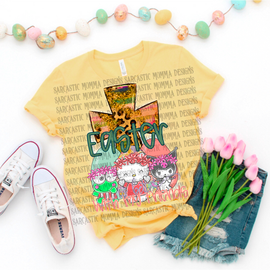 Hello Kitty Easter Is Better With My Friends PNG File