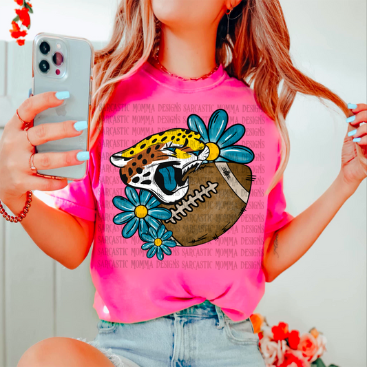 Jaguars Floral PNG File