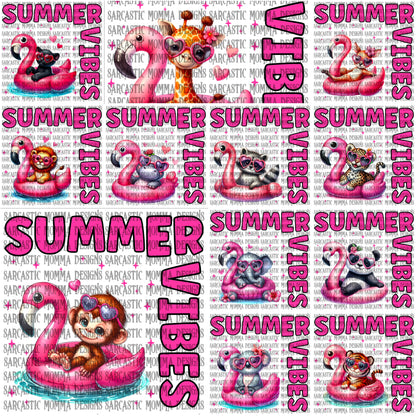 Summer Vibes Animals on Floats Bundle