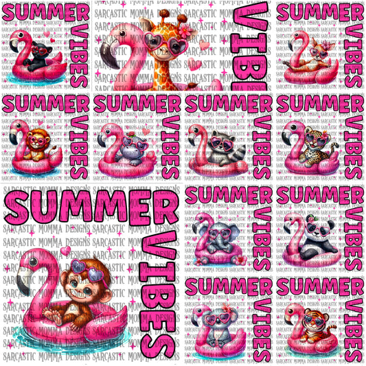 Summer Vibes Animals on Floats Bundle