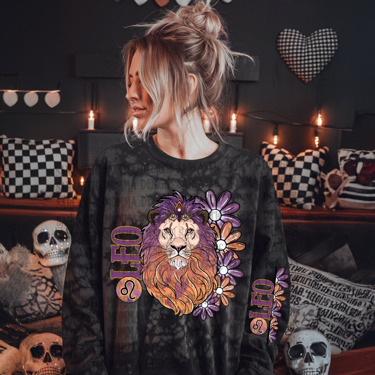 Zodiac Floral Bundle & Sleeves- 24 PNG Files