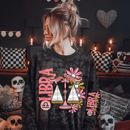 Zodiac Floral Bundle & Sleeves- 24 PNG Files