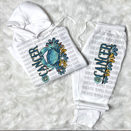 Zodiac Floral Bundle & Sleeves- 24 PNG Files