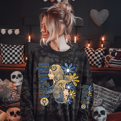 Zodiac Floral Bundle & Sleeves- 24 PNG Files