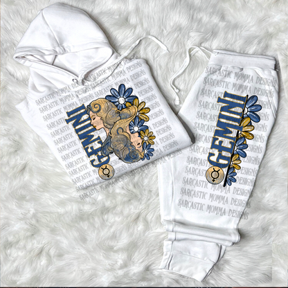 Zodiac Floral Bundle & Sleeves- 24 PNG Files