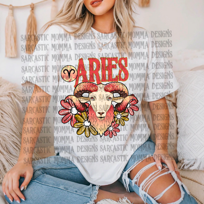 Zodiac Floral Bundle & Sleeves- 24 PNG Files