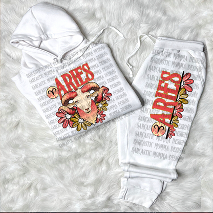 Zodiac Floral Bundle & Sleeves- 24 PNG Files