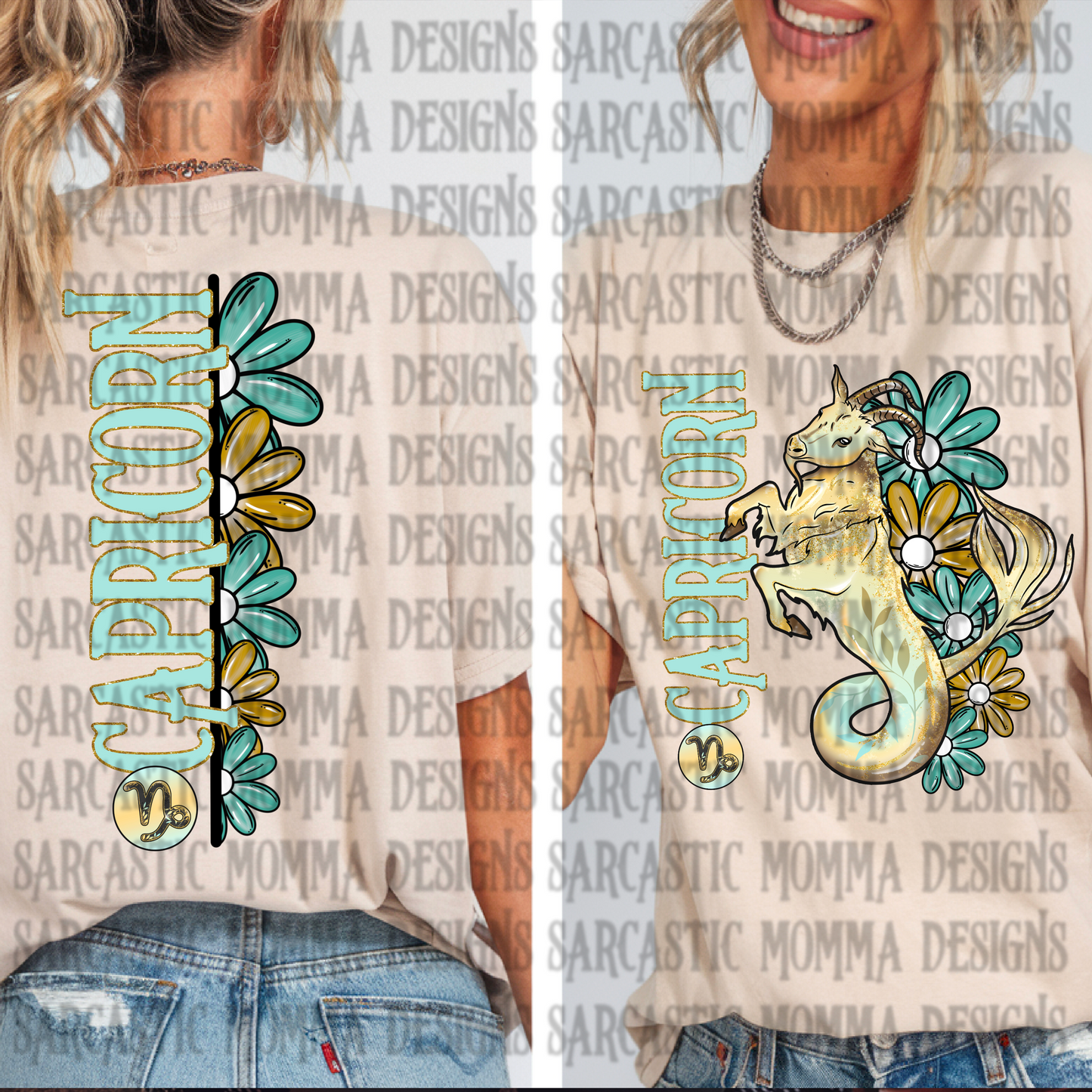 Zodiac Floral Bundle & Sleeves- 24 PNG Files