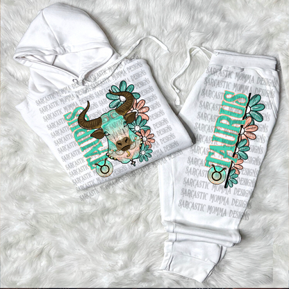 Zodiac Floral Bundle & Sleeves- 24 PNG Files