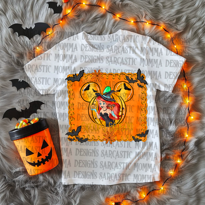 Halloween Mouse Head Spooky Season Characters Bundle With & Without Frame- 46 PNG files
