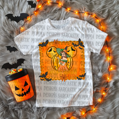 Halloween Mouse Head Spooky Season Characters Bundle With & Without Frame- 46 PNG files