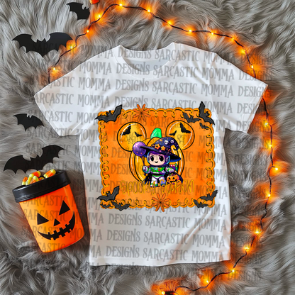 Halloween Mouse Head Spooky Season Characters Bundle With & Without Frame- 46 PNG files