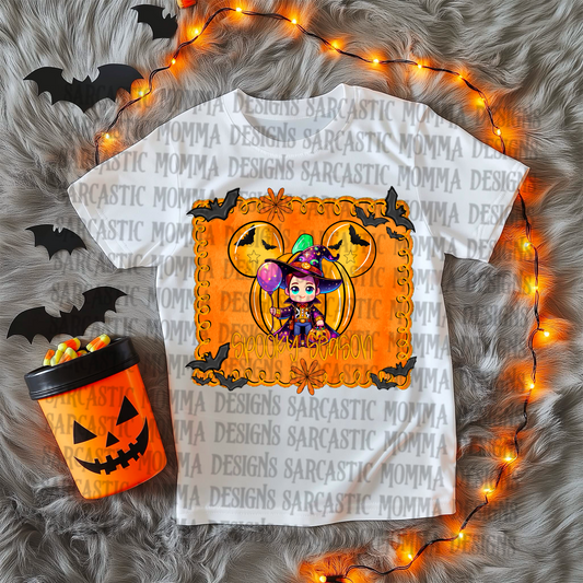 Woody Spooky Season Mouse Head Pumpkin With & Without Frame- 2 PNG Files
