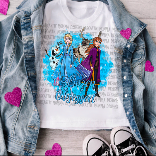 Frozen Obsessed PNG File