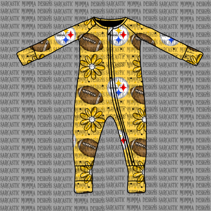 Steelers Floral Seamless File