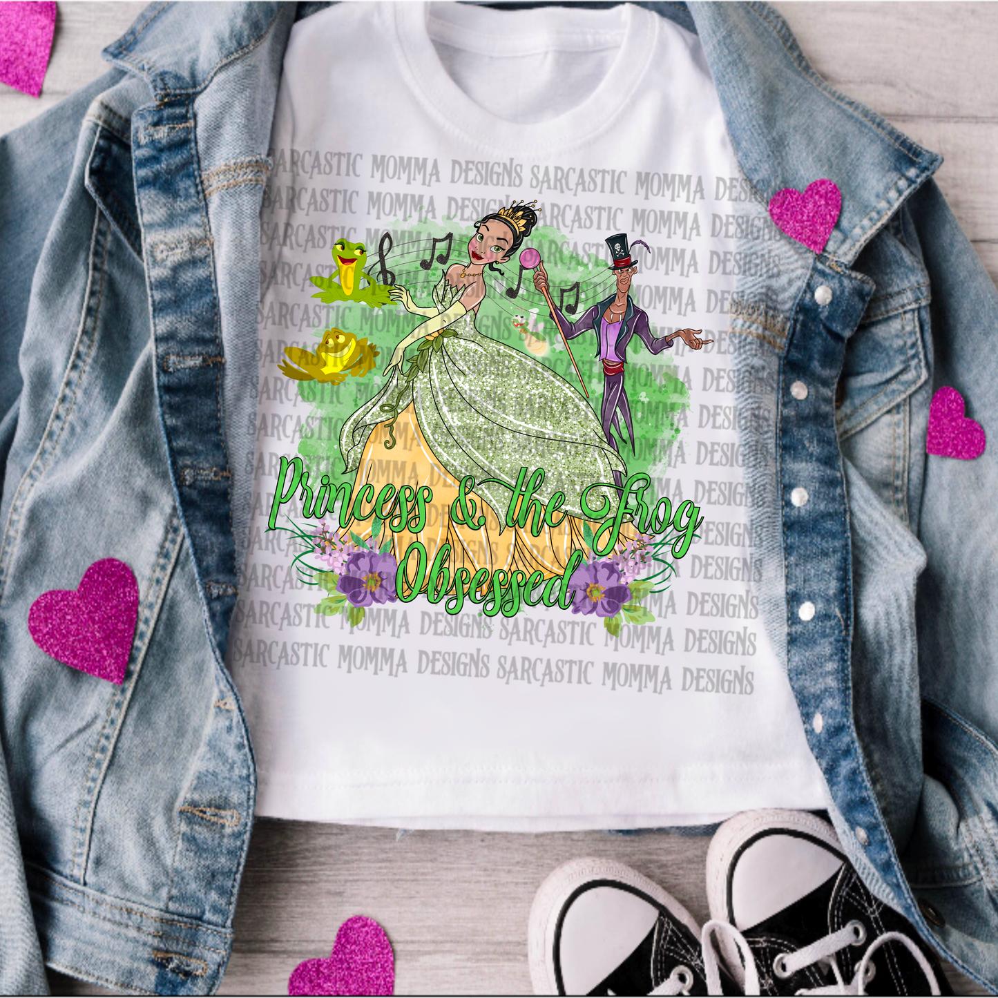 Princess and the Frog Obsessed PNG File